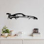 Wallity Dodge Viper Silhouette Escultura de Pared Metal Negro